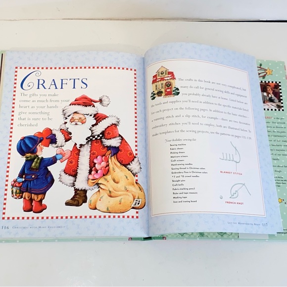 Vintage 2001 Mary Engelbreit Let The Merrymaking Begin Christmas Book Volume 1 - Picture 10 of 13